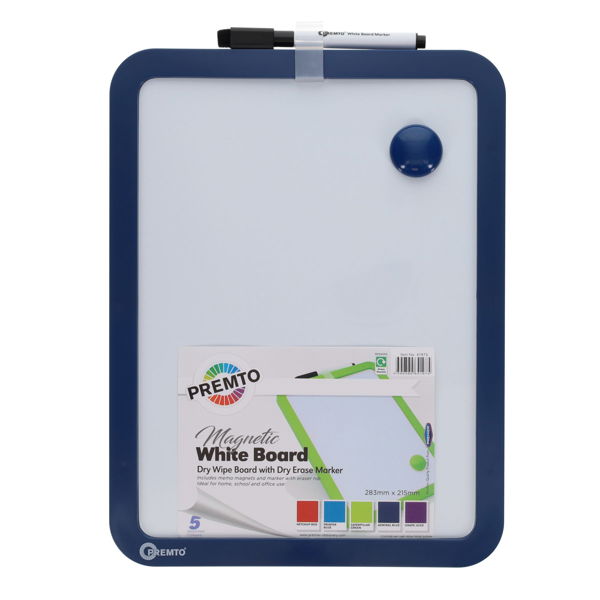 Magnetic Dry Wipe Whiteboard with Dry Erase Marker