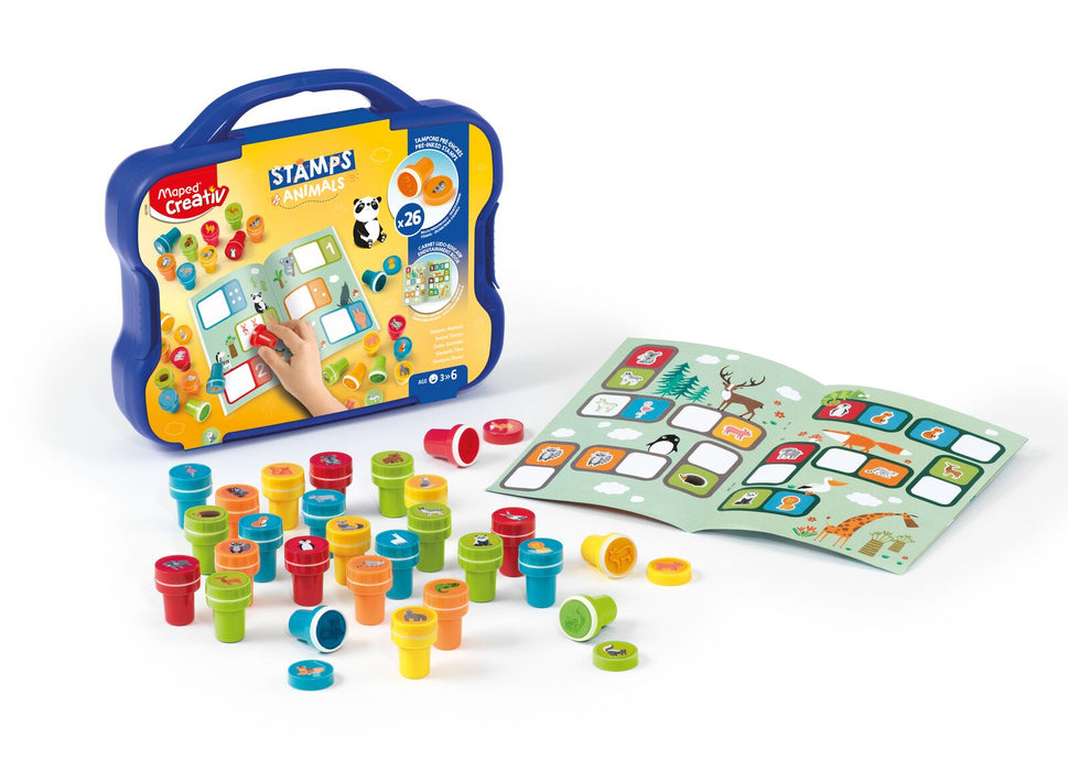 Maped Stamps Case - Animals