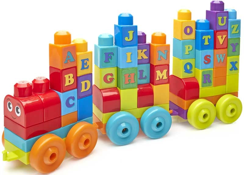 Mega Block ABC Learning Train