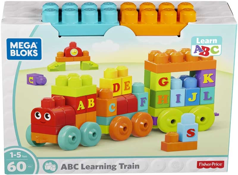 Mega Block ABC Learning Train