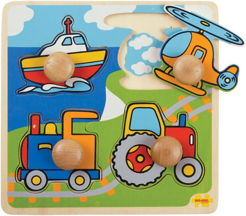 My First Peg Puzzle - Transport