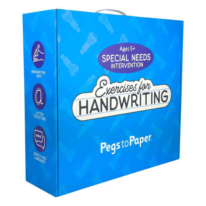 Pegs to Paper exercises for Handwriting