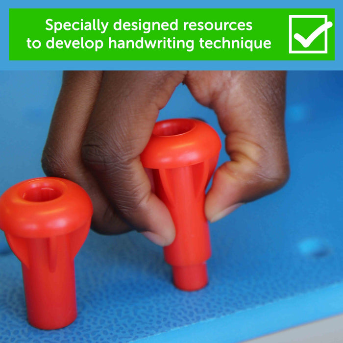 Nexus pegs to paper to develop handwriting