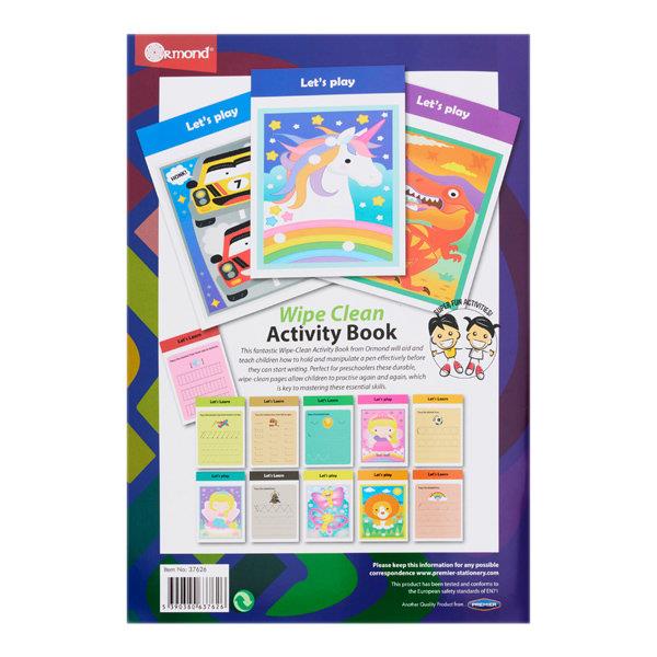 Ormond Wipe Clean Activity Book - Pen Control