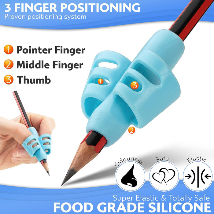 Ormond Butterfly Junior Pencil Grips - Pack of 4