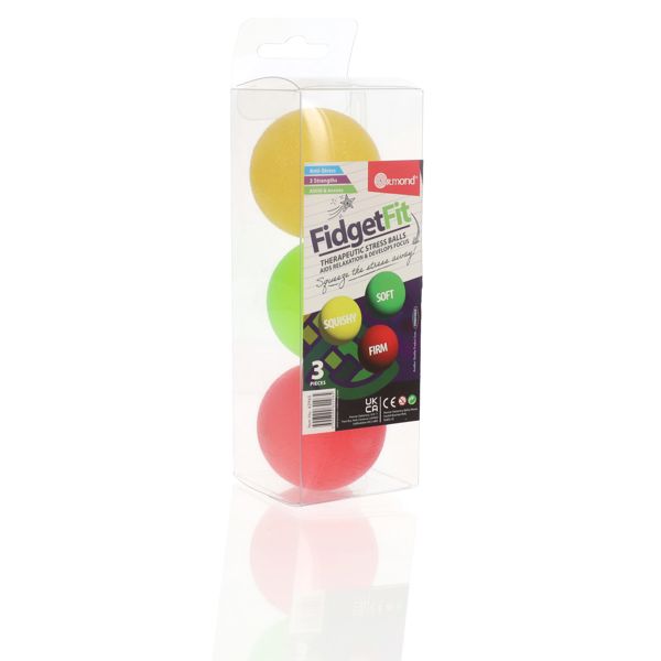 Ormond Fidget Fit Therapeutic Stress Balls - pack of 3