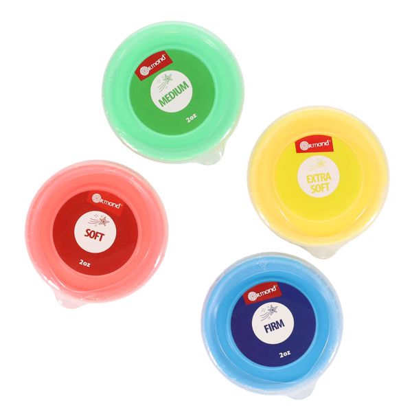 Ormond Therapeutic Stress Putty - Set of 4 assorted colours and strengths