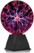 Sphere generates streaks of lightning that react to your touch Direct the lightning by passing your hands over the glass