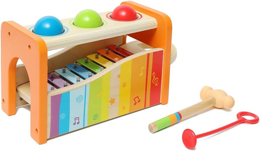 Pound & Tap Bench With Slide Out Xylophone HAPE - Available in JULY