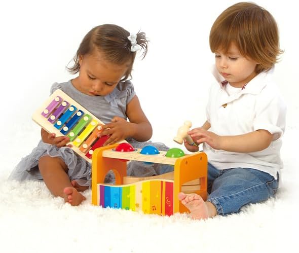 Pound & Tap Bench With Slide Out Xylophone HAPE - Available in JULY
