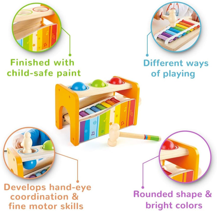 Pound & Tap Bench With Slide Out Xylophone HAPE - Available in JULY