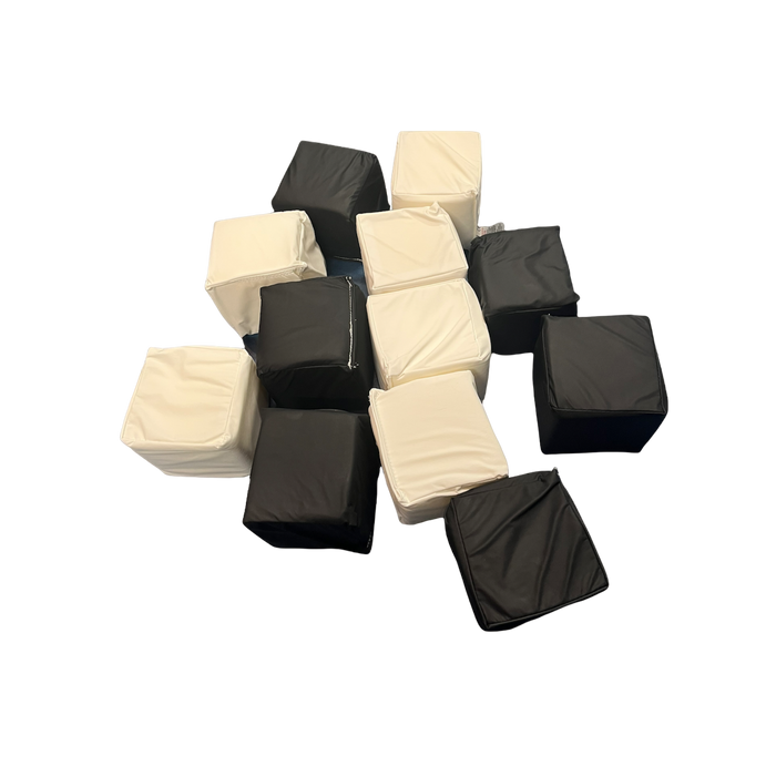 Play Softly Cubes - Black & White