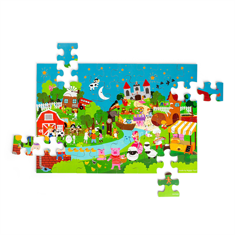 Nursery Rhyme Floor Puzzle (48 Pieces)