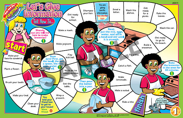 Say & Do Positive Pragmatic Game Boards