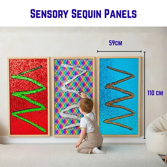 Sequin Wall Boards - Set of 3