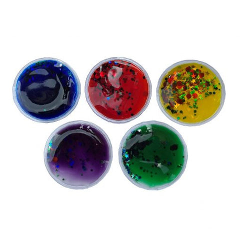 Squidgy Sparkle Circle Fidgets (Set of 5)