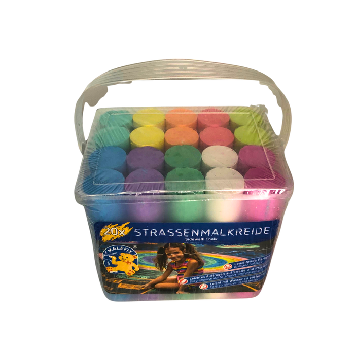 Streetchalk 20 pcs in Tub with Handle Malefix
