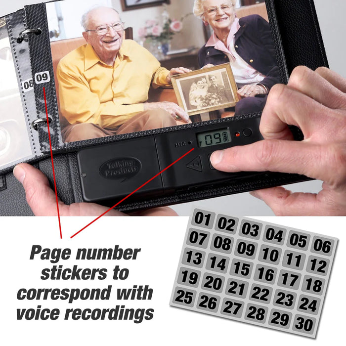 Talking Photo Album Deluxe, 2 hours, 30 Pages - Available End June