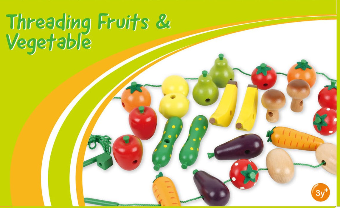 Threading Fruit ^& Vegetables 24 pcs