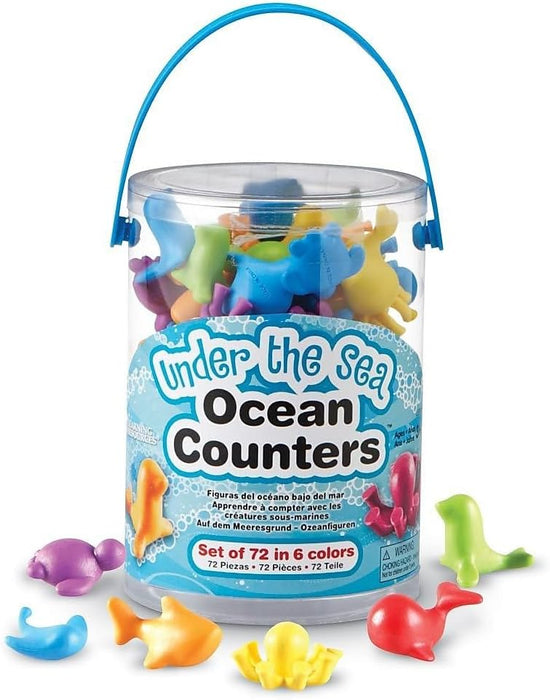 Under The Ocean Counters ( 72 pcs)