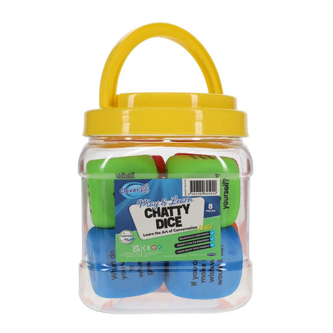 Play & Learn Chatty Dice - Pack of 8