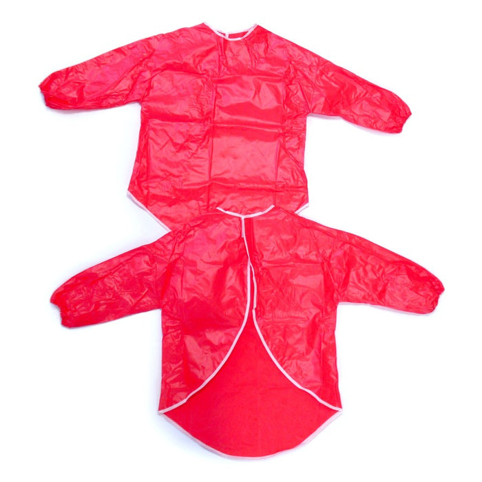 Water Play Apron 65 cm Red PVC