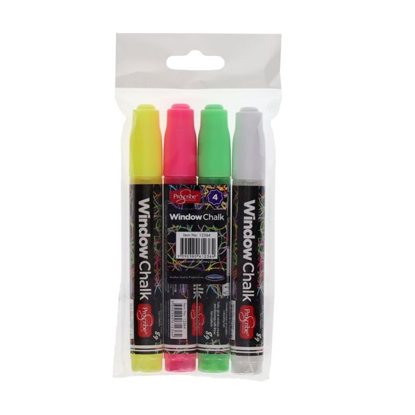 Window Chalk Markers 8g - Pk 4