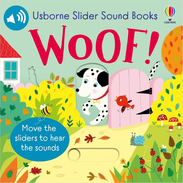 Woof!  Slider Sound Book - Available Mid December