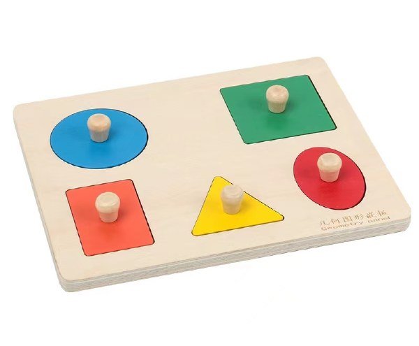 Wooden Geometric Shape Puzzle