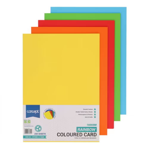 Rainbow A4  Sheets - Pack of 250