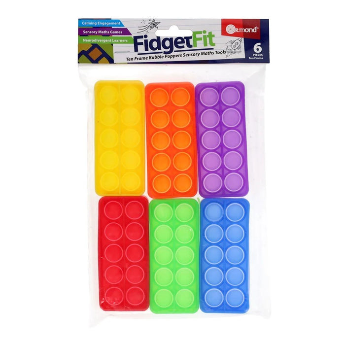 Fidget Poppers Maths Tools 6 pack -Available end of September