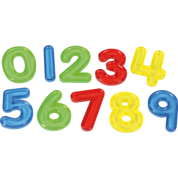 Transparent Numbers 30 pcs