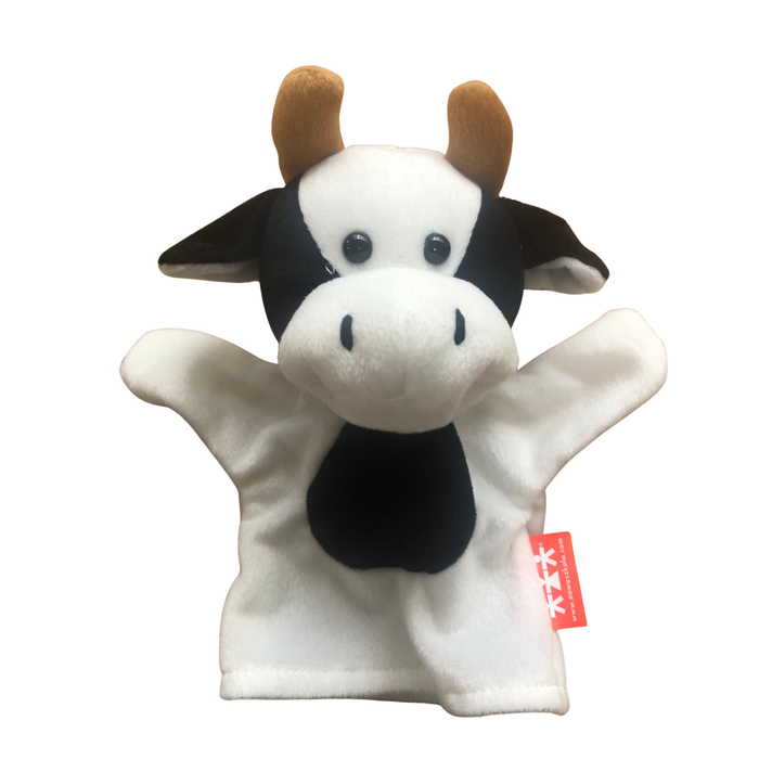 Cow animal finger puppet