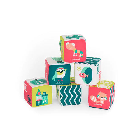 Soft Rattle Cube Set