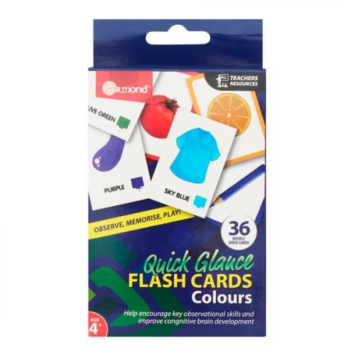 Ormond Educational Flash Cards - COLOUR