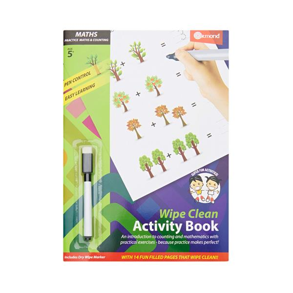 Ormond Wipe Clean Activity Book - Time