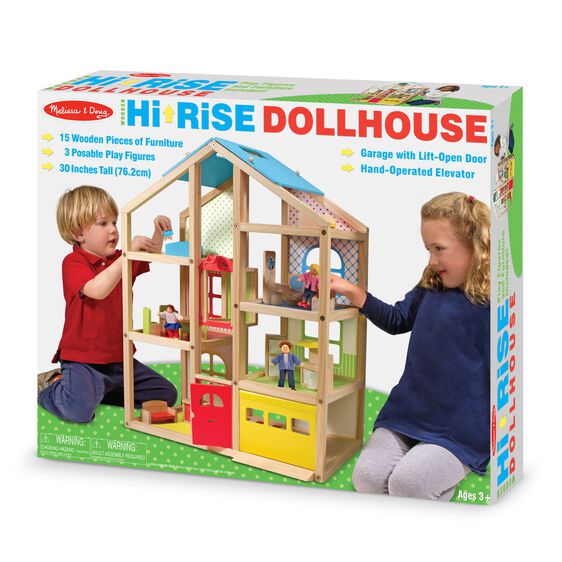 High Rise Dolls House & Furiture Set