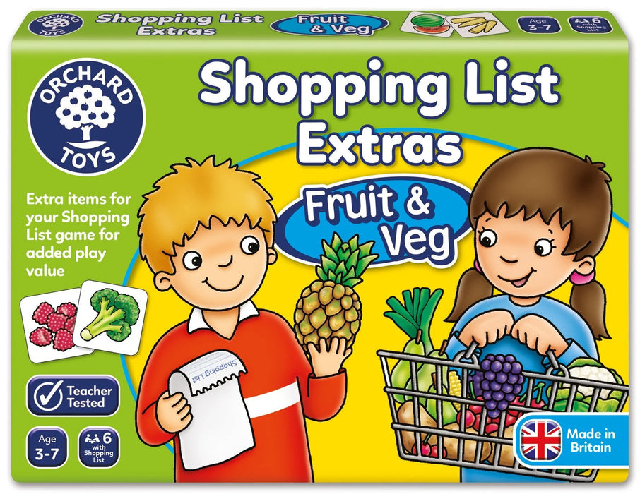Shopping List Extras - Fruit & Vegetables