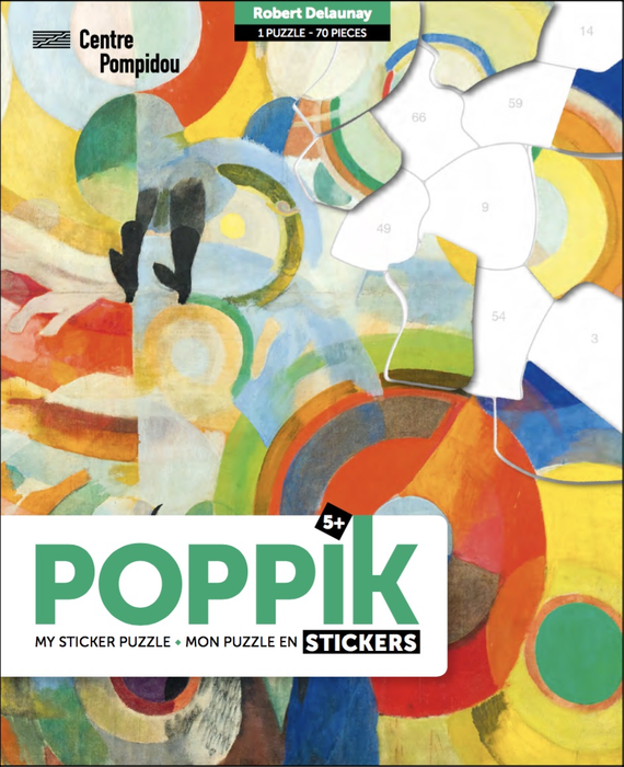 Poppik Sticker Puzzle Robert Delaunay (70 Pieces)