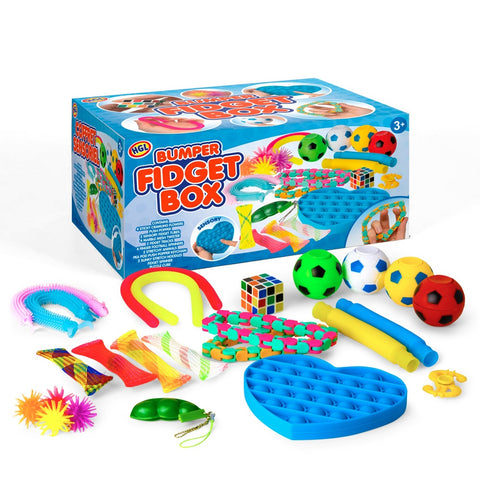 Bumper Fidget Box - 24 sensory toys for kids with ADHD and autism