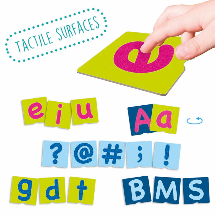 Tactile Letter Cards with Punctuation Signs