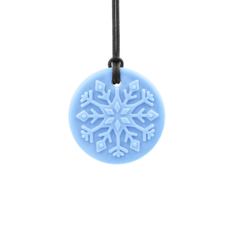 ARK's Blizzard Bite Necklace - Soft (Light Blue) oral motor chew necklace