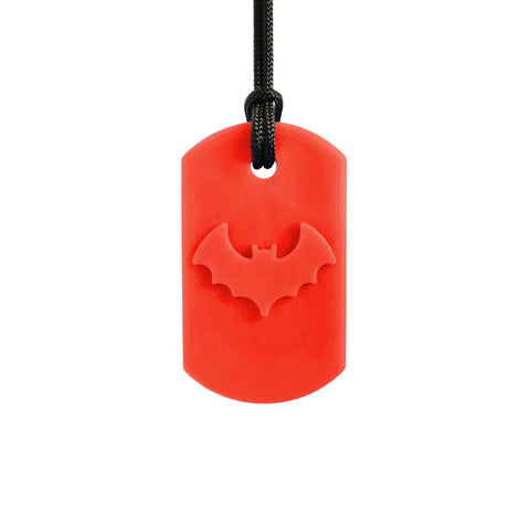 Ark's Bat Bite Chew Necklace - Soft (Red)