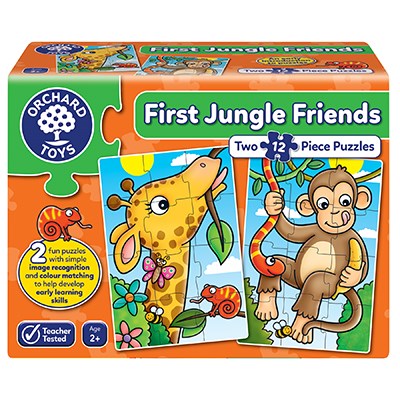 First Jungle Friends Jigsaw Puzzles (12 Pieces)