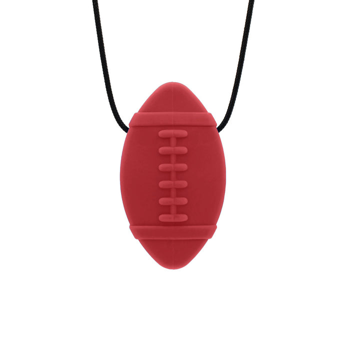 Ark's American Football Chew Necklace - XT (Dark Red)