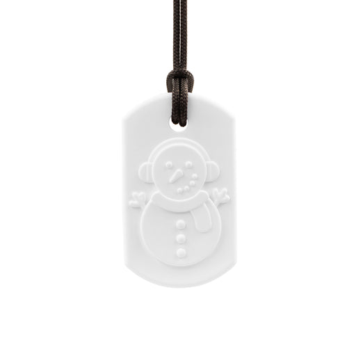 Ark's Frost Bite Snowman Chew Necklace - XXT (Winter White) oral motor product