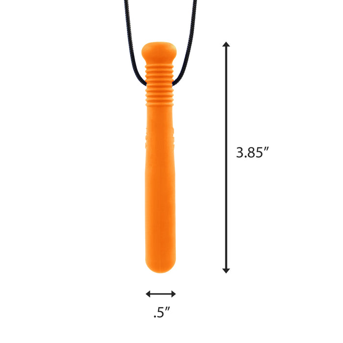 Ark's Baseball Bat Chew Necklace - XXT (Orange)
