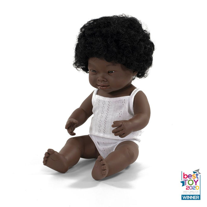Down Syndrome Doll Girl African w-underwear