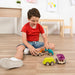 Child playing with ECO Minimobil Set of 5 Cars