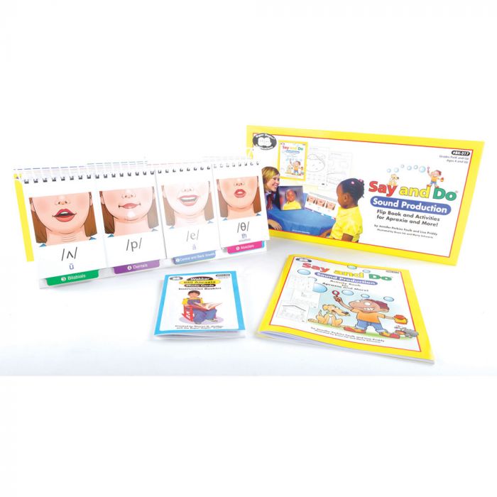 Say and Do Sound Production Flip Book and Activities - Available  in June